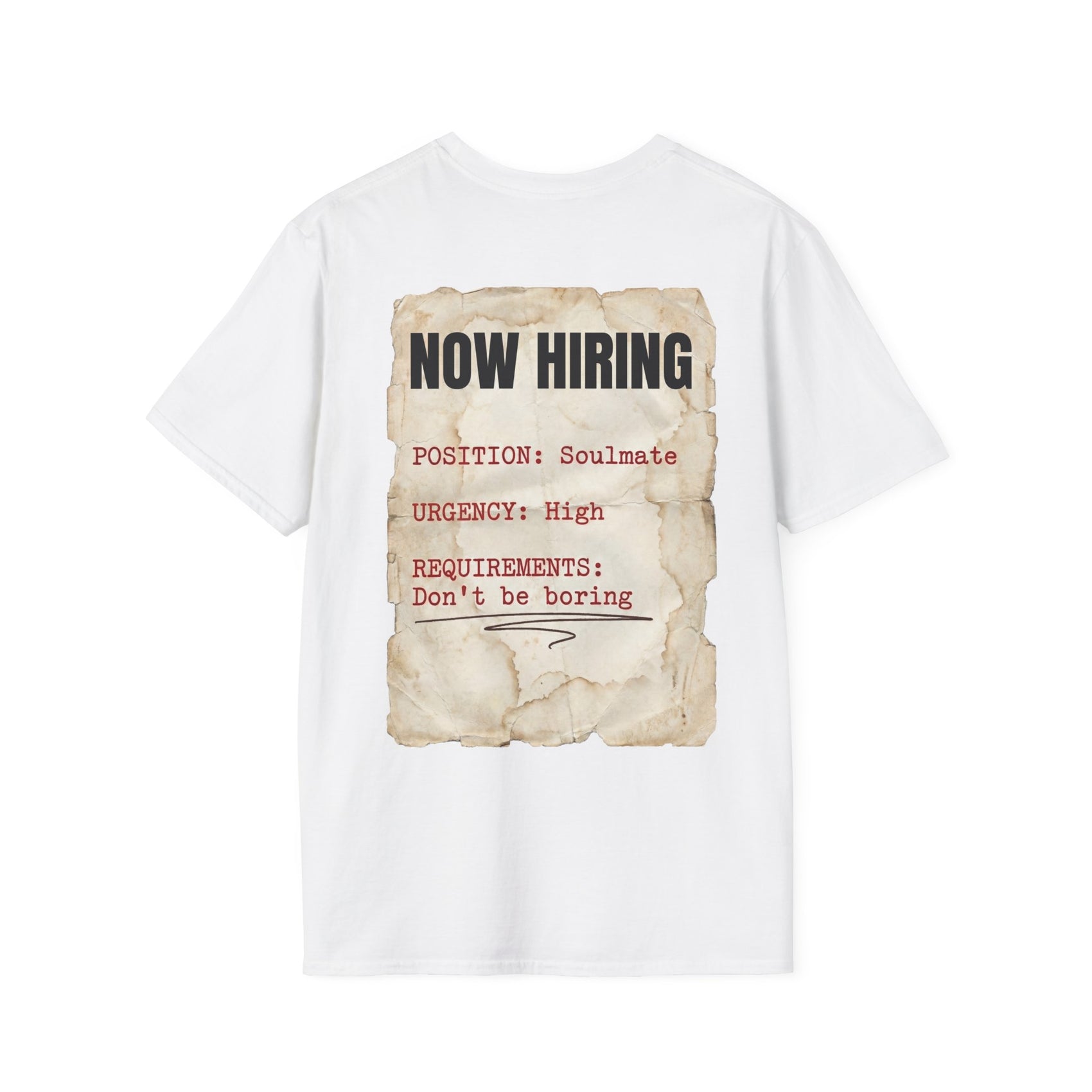 Now Hiring Camiseta Blanca