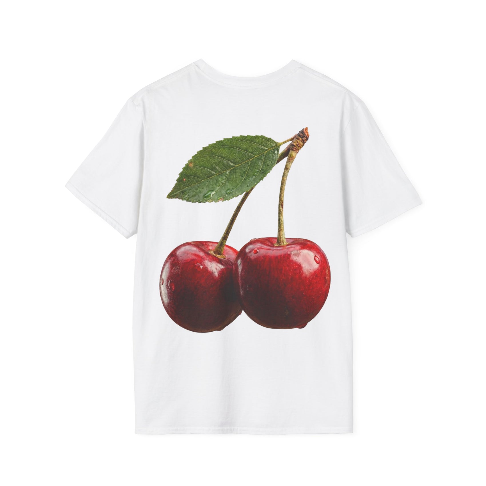 Cherries Camiseta Blanca