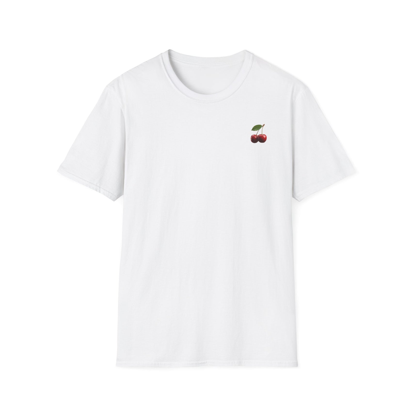 Cherries Camiseta Blanca