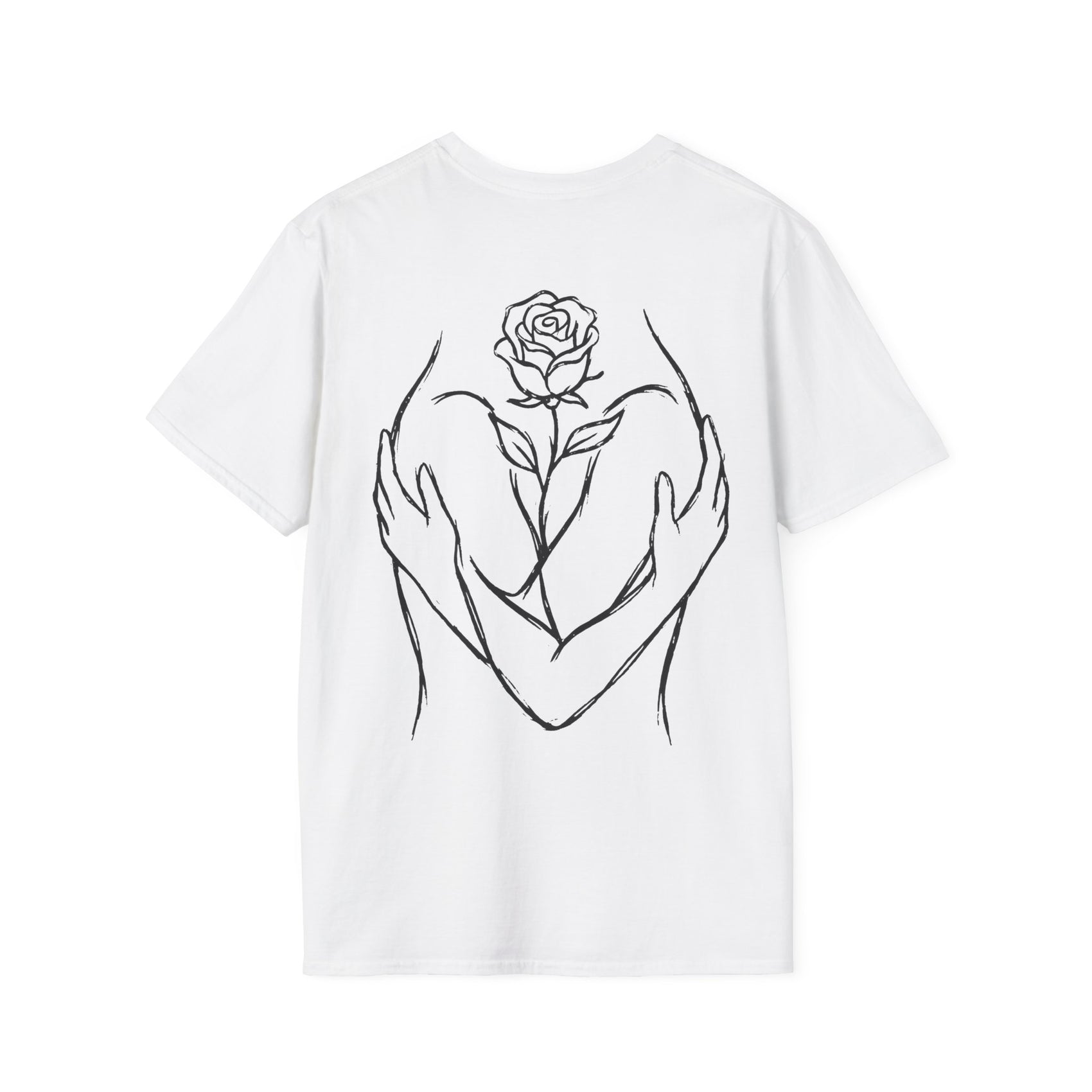 A Rose Between Us Camiseta Blanca