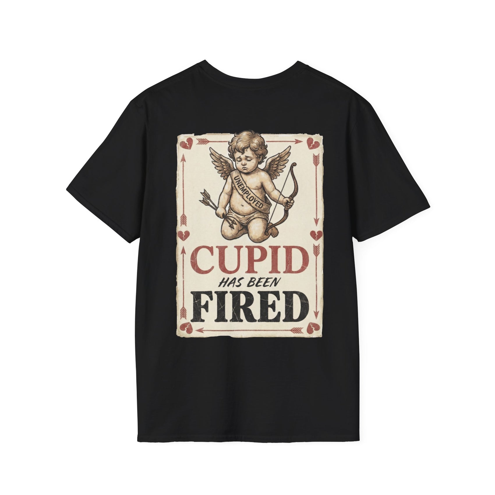 Cupid Has Been Fired Camiseta Negra