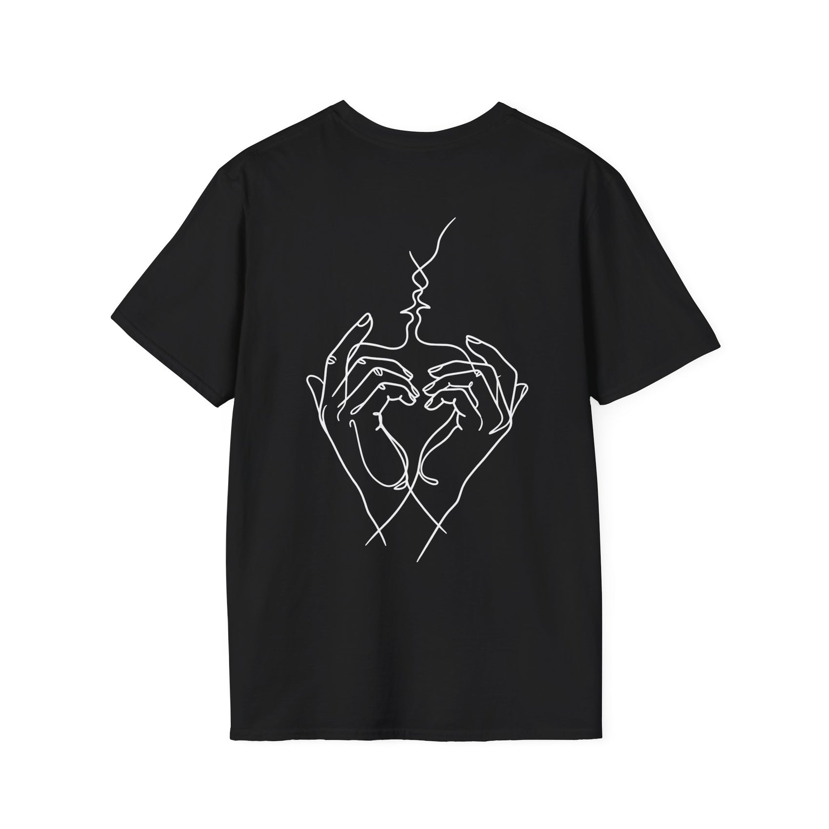 Kissing Hands Camiseta Negra
