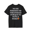 Yo Nunca Pierdo Camiseta Negra