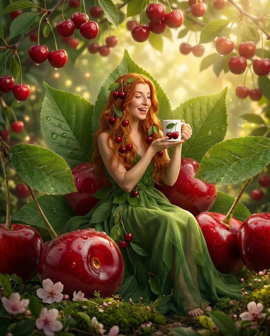 Cherries Taza