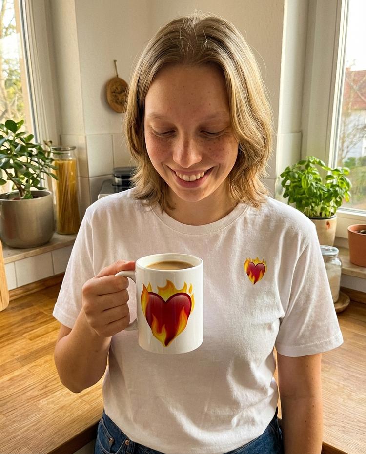 Heart on Fire Taza, foto 3
