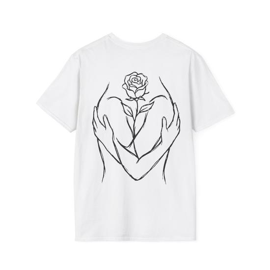 A Rose Between Us Camiseta Blanca
