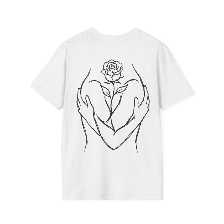A Rose Between Us White T-Shirt