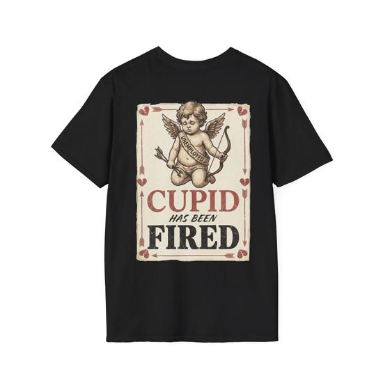 Cupid Has Been Fired Camiseta Negra
