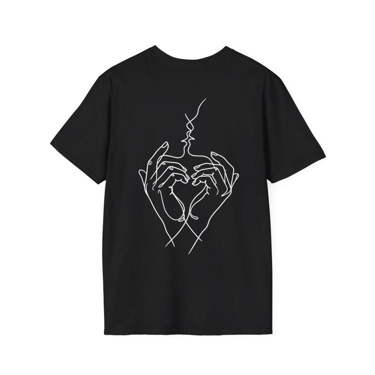 Kissing Hands Black T-Shirt