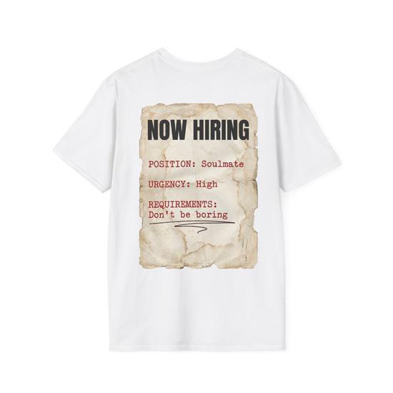 Now Hiring Camiseta Blanca