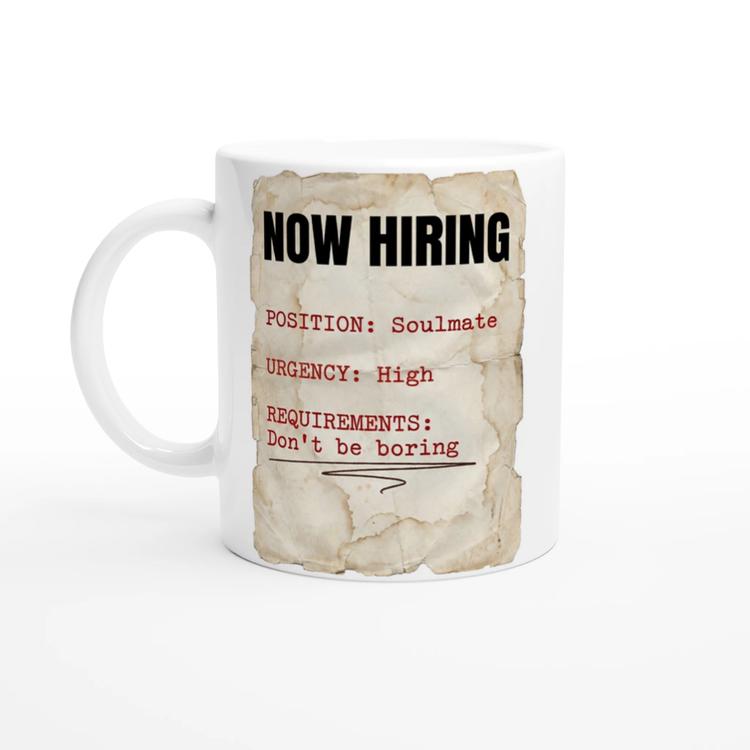 Now Hiring Mug