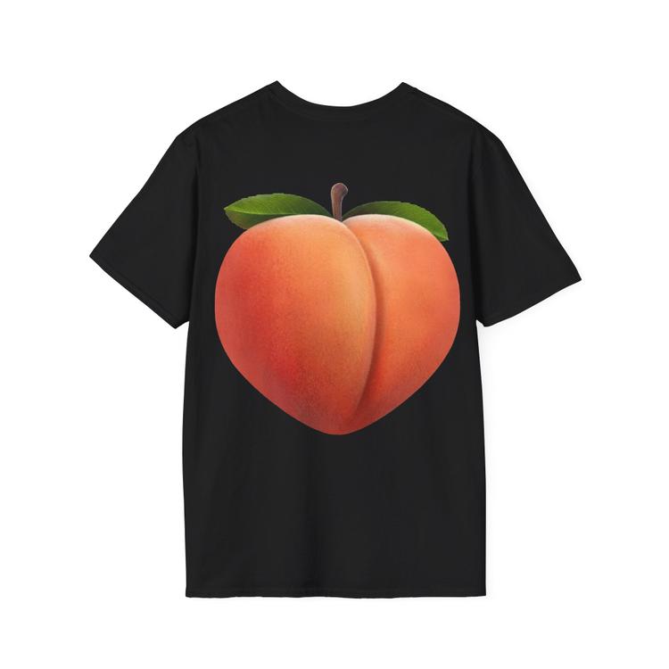 Peach Black T-Shirt